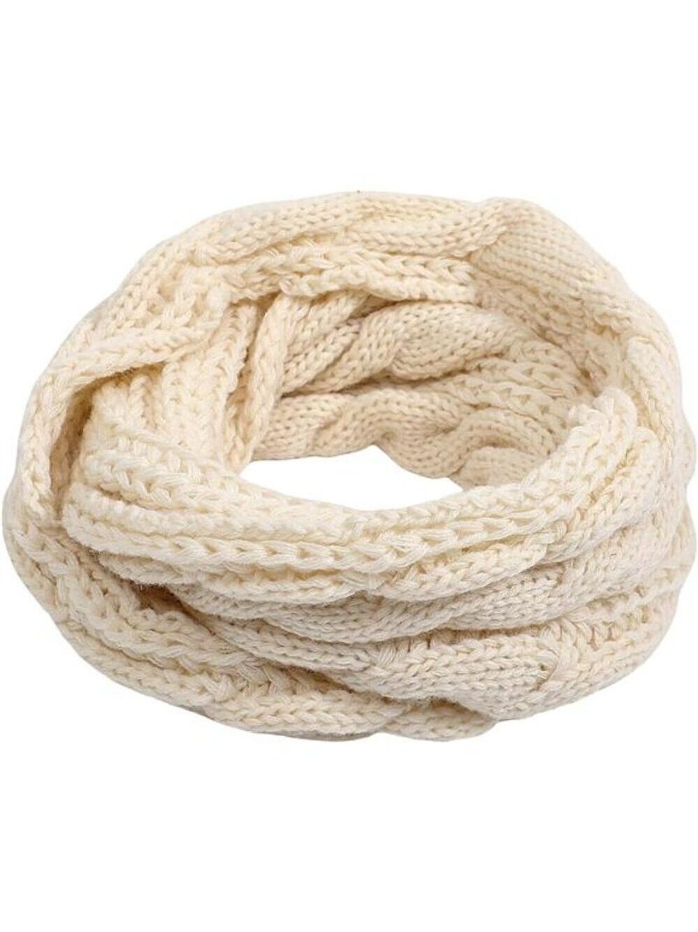 Womens Winter Scarf Infinity Knit Circle Loop Scarf Cold Weather Shawl Warm